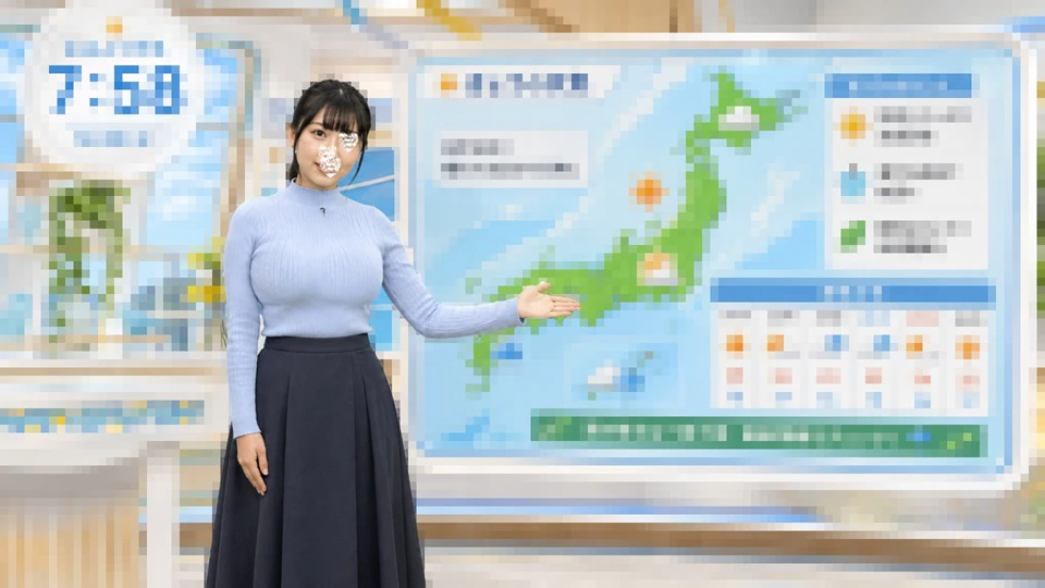 【顔出し解禁】『伝説のHカップ爆乳気象予報士』業界激震のガチハメ撮り緊急公開。 ※残りわずか